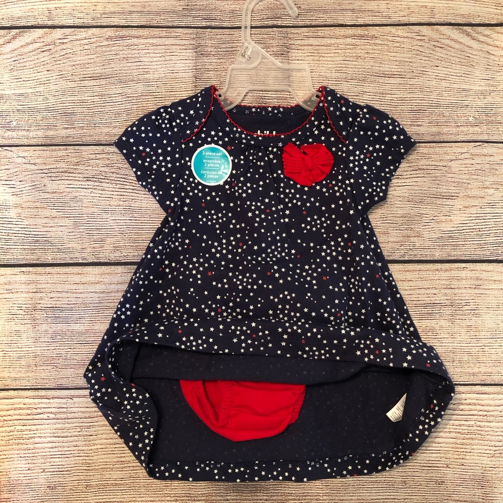 (20% OFF 4+) A54 Carter’s infant girls dress set